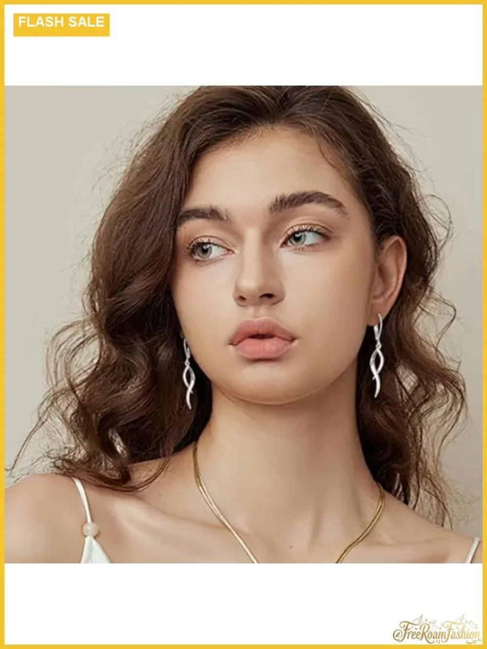Sterling Silver Twisted Tassel Dangle Earrings Leverback Drop
